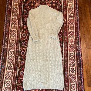 Tahari Cable Sweater Dress Size Large